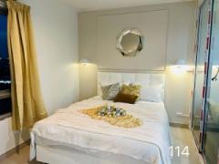 เช่า 10,000  คอนโด ห้อง28 ตร.วา  ไอรีส แอเวนิว อ่อนนุช  ลาดกระบัง Iris Avenue ใกล้สุวรรณภูมิ โรบินสัน พาสิโอ  ตึก4ขั้น6  เครื่องใช้ไฟฟ้าครบ 081-3755244 