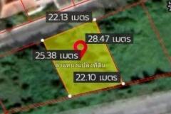 ขาย ที่ดินเปล่า  หมู่บ้านร่มรื่น ราชพฤษ์  1 งาน 54 ตร.วา ราคา 86,000บาท-ตรว.