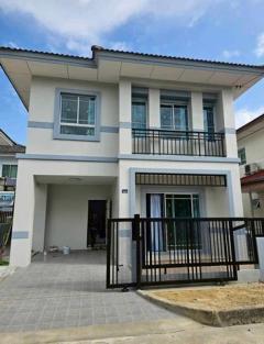 LV53277 ขาย บ้านเดี่ยว 2 ชั้น มือสอง สวยแบบนางฟ้า ทำเลทอง สุดคุ้ม หมู่บ้านพร้อมพัฒน์ 2 ทางเข้าออกได้หลายทาง เดินทางสะดวก