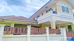 ม.มหิดล ศาลายา 700 ม. สภาพใหม่ 5นอน ให้เช่าคฤหาสน์บ้าน 2 หลัง 108ตร.วา. 508ตร.ม. เพิ่งสร้าง  4 น้ำ น่าอยู่