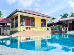 วิลล่าหรูพร้อมสระว่ายน้ำส่วนตัว บรรยากาศร่มรื่น ใกล้ชายหาดและตลาดสด ตำบลตลิ่งงาม อำเภอเกาะสมุย จังหวัดสุราษฎร์ธานี