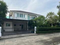 รหัสC6923 ให้เช่าบ้านเดี่ยว 2 ชั้น หมู่บ้านเพอร์เฟค มาสเตอร์พีช ราชพฤกษ์ ใกล้โรงเรียนเด่นหล้านานาชาติ(DBS)