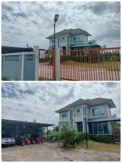  ขายบ้าน 2 ชั้น พร้อมที่ดิน  บ้านกอเปา ต.ป่าสัก อ.เมือง จ.ลำพูน ขนาด 1 ไร่  