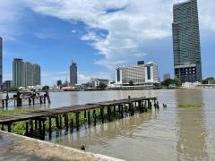ให้เช่าที่ดิน ริมแม่น้ำเจ้าพระยา ถ.เจริญนคร 400,000฿/เดือน วิวพระอาทิตย์ตกดิน 