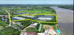 ขายที่ดินติดแม่น้ำบางปะกง 59 ไร่ ตรงข้ามท่าเรือบ้านโพธิ์ ต.บ้านโพธิ์ อ.บ้านโพธิ์ จ.ฉะเชิงเทรา