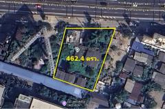 ขายที่ดิน ขนาด 462 ตรว ติดทางด่วนพิเศษเฉลิมมหานคร ถนนจอมทองบูรณะ ราษฎร์บูรณะ กทม.