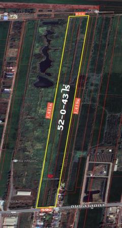 ขายที่ดินเปล่า ติดถนนลำลูกกา 3312 (คลอง 10) เนื้อที่ 52-0-43 ไร่  ตำบลบึงทองหลาง อำเภอลำลูกกา จังหวัดปทุมธานี-202510241538221761295102657.jpg