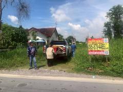 Vายที่ดินวงแหวนกาญจนาภิเษก 85 ตารางวา ติดถนนลาดยาง ถมแล้ว ซอย ประชาอุทิศ 76 เขตทุ่งครุ กทม.