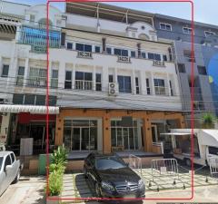  รถไฟฟ้ารามอินทรา กม.9 490ม.โชว์รูม เลียบด่วนเอกมัย-รามอินทรา 3กม. เช่าอาคาร3คูหา 6ชั้น  แอร์ใหม่ 11 ตัว แฟชั่น 15นอนKPIS Inter Sch. 3.3กม.