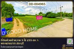 DD-004965 ที่ดินห้วยป่าหวาย 5 ไร่ 255 ตร.ว.พระพุทธบาท สระบุรี ใกล้สวนพฤกษศาสตร์พุแค