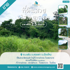 ขายที่ดิน 6-0-10 ไร่ ติดถนนดำ ใกล้ที่ว่าการอำเภอ-โรงพยาบาล ราคาเพียง 2.5 ล้าน