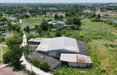 ขายโกดังพานทองชลบุรี #ขายที่ดินพร้อมโกดัง  บนเนื้อที่   2 ไร่  พื้นที่ใช้สอย 1,100  ตรม ผังสีส้ม