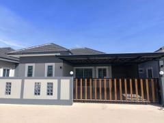  ให้เช่าบ้านเดี่ยว นาตาขวัญ บ้ายค่าย ระยอง  บ้านเปล่าไม่มีเฟอร์นิเจอร์ มีแอร์ 