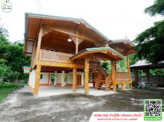 บ้าน(ไม้สัก)วิวท์ภูเข้า+ลำธาร สวยๆบรรยากาศดี ร่มรื่น เงียบสวบ พร้อมเข้าอยู่อาศัยได้ทันที