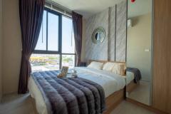 ให้เช่า คอนโด นิว โนเบิล เซ็นเตอร์ บางนา NUE Noble Centre Bangna ชั้น 7 ขนาดพื้นที่ 25 ตรม. 1 ห้องนอน 1 ห้องน้ำ ห้องมุม ติด Central Bangna