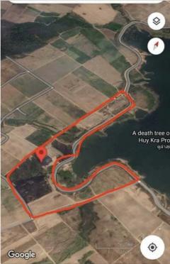 ขายทีดินริมอ่างเก็บน้ำเขื่อนกะพ้อย54ไร่ๆละ3.5แสน เอกสารสิทธ์นส.3ติดกับผืนป่าอุทยานแห่งชาติเฉลิมรัตนโกสินทร์และและผืนป่าทุ่งใหญ่นเรศวร บรรยากาศใกล้ผิวท้องน้ำของอ่าง และขุนเขาของเขตอุทยานเฉลิมรัตนโกสินทร์โดยรอบ