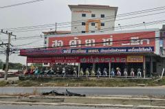 ขายอาคารพาณิชย์ 5 คูหา 3 ชั้น อ.ปลวกแดง จ.ระยอง ทำเลดีแหล่งค้าขาย ติดถนนใหญ่