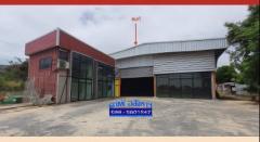 #ให้เช่าโกดัง/คลังสินค้าพร้อมออฟฟิศติดถนนบายพาส(เส้นเลี่ยงเมือง) - เมืองกาญจนบุรี  ทำเลดี 