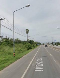 ขายที่ดิน 15 ไร่ ติดถนนเพชรเกษม  เยี่ยงโรบินสัน  จ.เพชรบุรี ที่ดินตรงข้ามปั๊มเชลล์