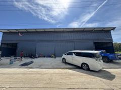 โกดังสร้างใหม่ให้เช่า ราคาถูก ขนาด 570 ตรม มีห้องพัก 4 ห้อง ห้องน้ำ 2 ห้อง ย่านคลองสอง คลองหลวง ปทุมธานี