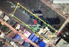 ขาย ที่ดินผังสีม่วง ถ.เฉลิมพระเกียรติ บางบ่อ สมุทรปราการ 2-2-40 ไร่  เหมาะทำโรงงาน