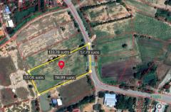 ที่ดินเปล่าอำเภอด่านขุนทด นครราชสีมา 4 ไร่ทำเลดี อยู่ติดถนน นม.3012