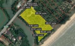 ที่ดิน ที่ดินติดทะเลบ่อนอก ประจวบคีรีขันธ์ area 2899 ตารางวา    NEW ที่ดินอยู่ติดถนน, ติดคลอง และติดทะเล เหมาะสำหรับทำเป็นบ้านพักตากอากาศ, รีสอร์ต, โรงแรมที่พัก หรือสร้างโรงแรมที่พักติดทะเล