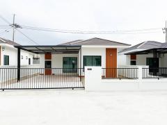 ขายบ้านเดี่ยวสวย มือ1 ชั้นเดียว 3 นอน 2 น้ำ โครงการ : ยู โฮม (U Home)  ทำเลทอง ใกล้อมตะ ชลบุรี 