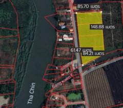 sale ที่ดิน บางแก้วฟ้า นครชัยศรี จ.นครปฐม ใหญ่ 3364 ตร.ว. 25230000 บาท ไม่ไกลจาก แม่น้ำท่าจีน 100 ม. ดีดี