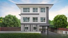 คาซ่าพรีเมี่ยม ราชพฤกษ์  บ้านมือสองตกแต่งใหม่  บ้านเดี่ยวหลังใหญ่ 3 ชั้น แบรนด์ Q.House 