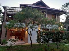 บ้านสวน ทำเลดี  พื้นที่กว้าง พร้อมเฟอร์ แม่ริม      