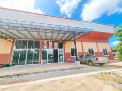 แม็คโคร หนองคาย 2.3 กม.ใกล้ตลาดท่าเสด็จ ปั้มPTหนองคาย 560m.ให้เช่าโกดัง พร้อมออฟฟิศ 808ตร.ม. 202ตร.วา. อาชีวศึกษาหนองคาย 1.9 กม.