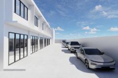 BTS สุรศักดิ์200ม. เซ็นทรัล บางรัก 550ม. 8ที่จอดรถ ให้เช่าอาคาร  โกดัง 2 ชั้น 6คูหา รีโนเวทใหม่ เจริญราษฎร์ ถ.สาทร 