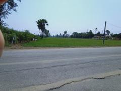 ขายที่ดินเปล่า เมืองเพชรบุรี ใกล้ถนนเพชรเกษม เนื้อที่ 19-0-40 ไร่ บริเวณใกล้ที่ดินเป็นหมู่บ้านจัดสรร