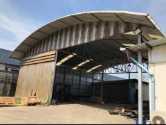 ขายที่ดินพร้อมสิ่งปลูกสร้างบนเนื้อที่ 4-2-2.5 ไร่ พระประแดง สมุทรปราการ  พื้นที่ใช้สอยโกดังประมาณ 3,390 ตารางเมตร พื้นที่สีม่วง มีรง. 4