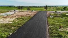 อัพเดทแปลงบ้านไร่ดินทองค่ะ 100 ตารางวา. **ทำถนนลาดยางสวยๆๆค่ะ