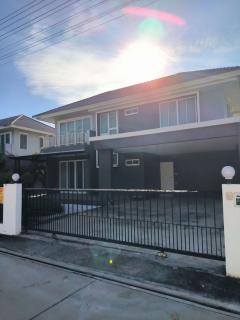 ขายบ้านเดี่ยว 2 ชั้น หมู่บ้านพฤษากาญจน์ 12  อำเภอเมือง จังหวัดกาญจนบุรี 