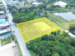 ขาย ที่ดิน ซอยจตุโชติ 20 ขนาด 1 ไร่ 2 งาน 96 ตร.วา ใกล้ถนนวงแหวนตะวันออก รูปแปลงสี่เหลี่ยมสวย เหมาะทำโกดัง ออฟฟิศ