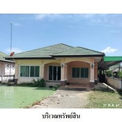 ขายบ้านเดี่ยวโครงการ ทรัพย์ธานี ถ.เลียบคลองชลประทาน ตำบล ช้างซ้าย อำเภอ พระพรหม จังหวัด นครศรีธรรมราช