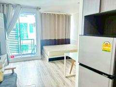 ให้เช่า คอนโด สัมมากร เอส 9  MRT บางรักใหญ่ 500 ม.  25 ตร.ม. ชั้น 7  พร้อมเฟอร์ฯ เครื่องใช้ไฟฟ้า ตลาดสดท่าอิฐ 1.8 กม.