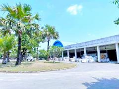 ปราจีนบุรี  นิคมกบินทร์บุรี 5กม.ให้เช่าโรงงานติดถนนสายกบินทร์บุรี-ปักธงชัย รง.4 แม็คโคร กบินทร์บุรี300ม.โกดัง พร้อมออฟฟิศ 31ไร่ 125ตรว.