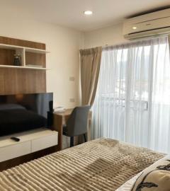 แอร์พอร์ต โฮม คอนโด ห้องรีโนเวทใหม่ ห้องขนาดใหญ่ วิวดอยสุเทพ แบ่งห้องเป็นสัดส่วน เฟอร์นิเจอร์ครบ หิ้วกระเป๋าเข้าอยู่ได้เลย 