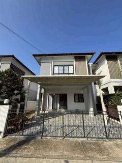 บ้านแฝดหลังใหญ่ 2ชั้น ทำเลดี โครงการ กาญกนกวิลล์21 สันทราย 