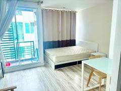 ให้เช่า คอนโด สัมมากร เอส 9 MRT บางรักใหญ่ 500 ม. บางรักใหญ่  25 ตร.ม. ชั้น 7  พร้อมเฟอร์ฯ เครื่องใช้ไฟฟ้า ตลาดสดท่าอิฐ 1.8 กม.