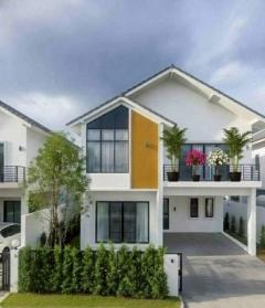 ให้เช่าบ้านใหม่ 2 ชั้น ดีไซน์พิเศษ เฟอร์ครบ เลี้ยงสัตว์ได้ หลังกาดฝรั่งหางดง 