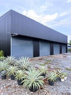 ให้เช่าโกดังใหม่ 300ตร.ม. สารีบุตร ฉลองกรุง1-10  ตลาดนัดวินวินสุวรรณภูมิ 3.8 กม สโมสรกีฬาเอชแอนด์เอ 1.0 ม.75 ตร.วา.  ติดถนนใหญ่ ทับยาว