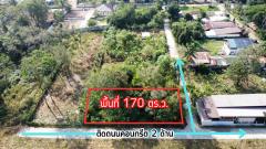 ขายด่วน!! ที่ดินเปล่า ราคาถูก ติดถนนคอนกรีตทั้ง 2 ด้าน จ.อุดรธานี (LSS-671)