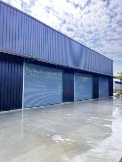 พระจอมเกล้าลาดกระบัง 5.15กม. ติดถนนใหญ่ สารีบุตร-ทับยาว หัวตะเข้ รร.ประสานสามัคคี 300ม. ให้เช่าโกดังใหม่ 120ตร.ม. 30ตร.วา. 