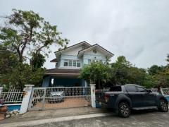 หลังมุมติดสวนส่วนกลาง!!! ขายบ้านเดี่ยว โครงการบ้านสวนเอกสยาม หลังมุมพื้นที่ 101 ตารางวา  ในพุทธมณฑลสาย2 ซอย7 ทำเลดีมาก 