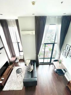 ให้เช่า คอนโด C Ekkamai (ซี เอกมัย)34 ตรม 1 นอน 1 น้ำ ชั้น 42 วิวเมือง จอดรถได้ 1 คัน เฟอร์ครบ